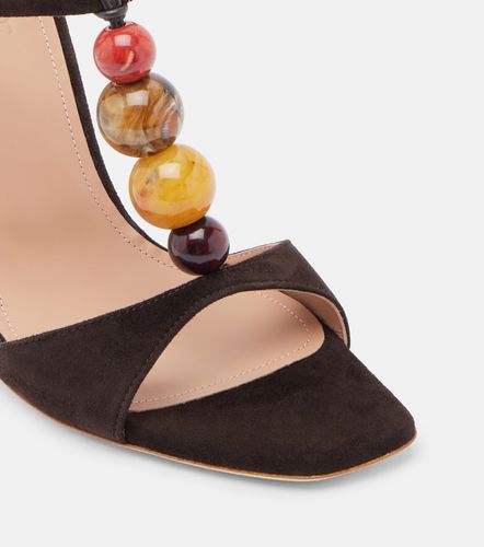 Lena beaded suede sandals - Malone Souliers - Modalova