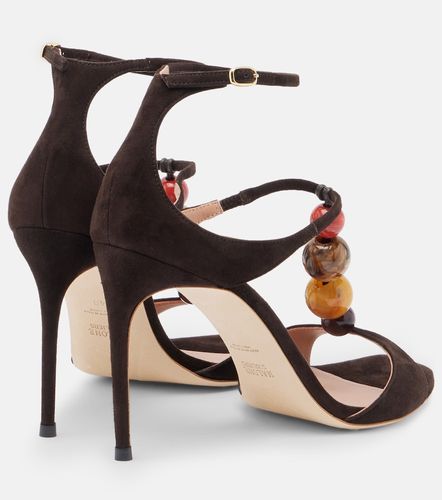 Sandalias Lena de ante con cuentas - Malone Souliers - Modalova