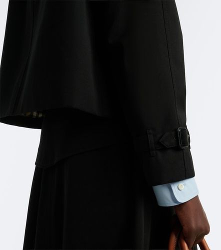 Double-breasted cotton gabardine jacket - Burberry - Modalova