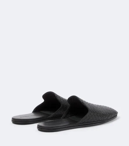 Palazzo Intrecciato leather mules - Bottega Veneta - Modalova