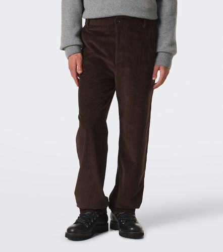 Pantalones rectos de pana de algodón - Moncler - Modalova