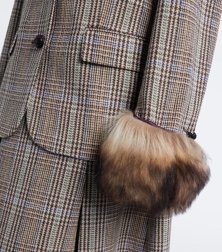 Blazer in lana con shearling - Acne Studios - Modalova