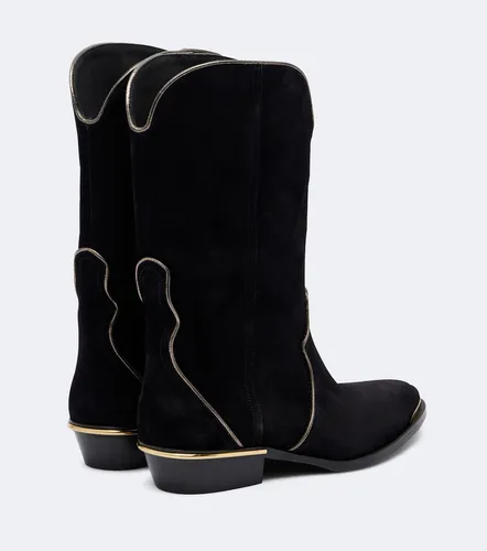 Elbini suede cowboy boots - Isabel Marant - Modalova