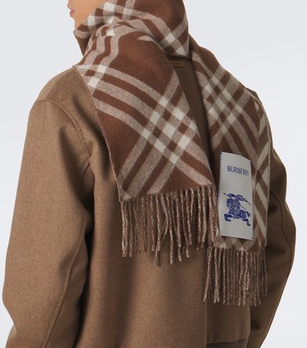 Bufanda de cachemir con Check - Burberry - Modalova