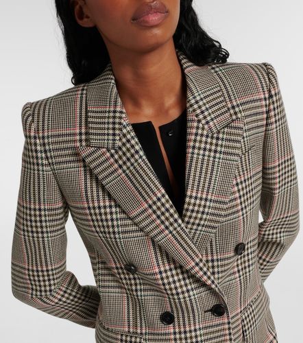 Double-breasted checked wool blazer - Chloe - Modalova