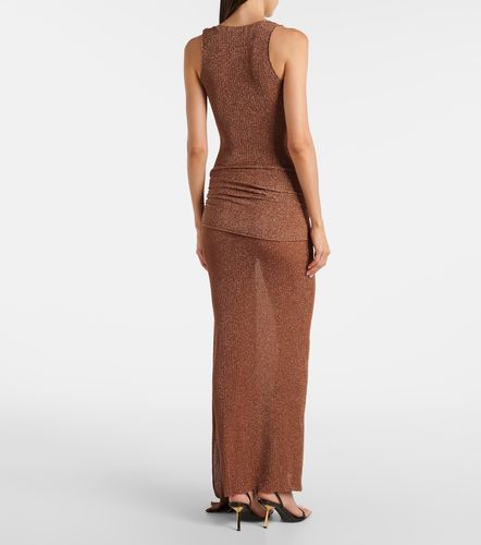 Abito lungo Alula in lamé con cintura - Aya Muse - Modalova