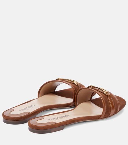 Whitney Stadium T leather slides - Tom Ford - Modalova