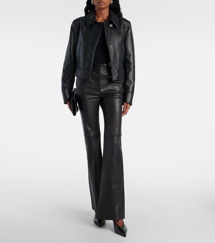 Joseph Caron cropped leather jacket - Joseph - Modalova