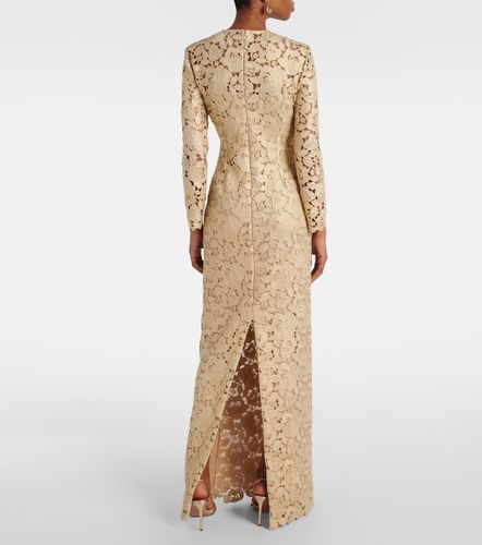 Abito lungo in pizzo - Oscar de la Renta - Modalova