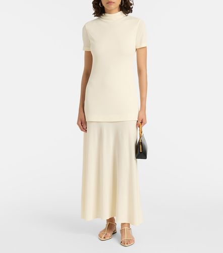 Vestido largo de crepé a capas - Jil Sander - Modalova