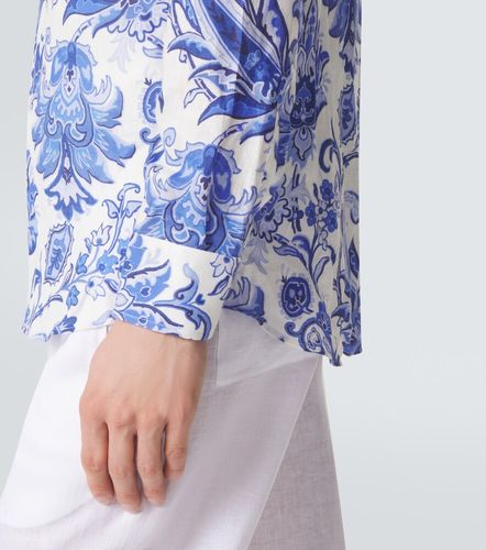 Camicia Roma in lino con stampa - Etro - Modalova