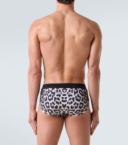 Bóxers con estampado de leopardo algodón - Tom Ford - Modalova