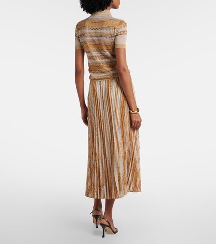 Falda midi plisada estampada - Missoni - Modalova