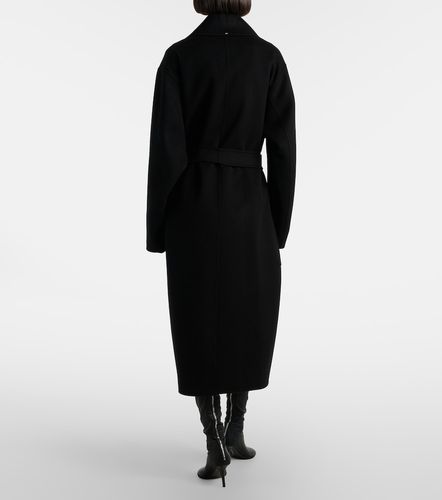 Belted virgin wool wrap coat - Sportmax - Modalova