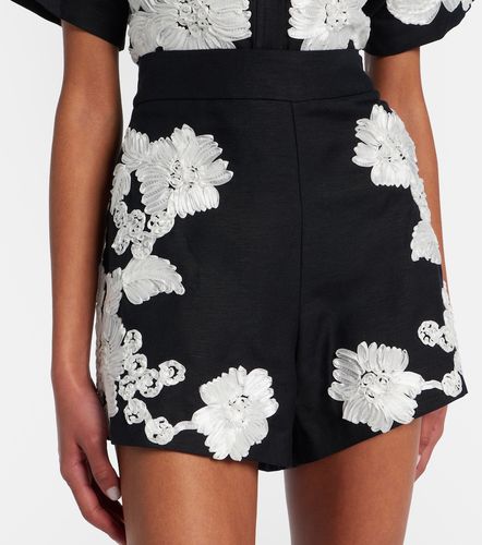 Sammi embroidered linen-blend shorts - Simkhai - Modalova