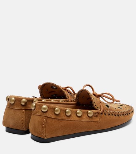 Mocassini Fitza in suede con borchie - Isabel Marant - Modalova