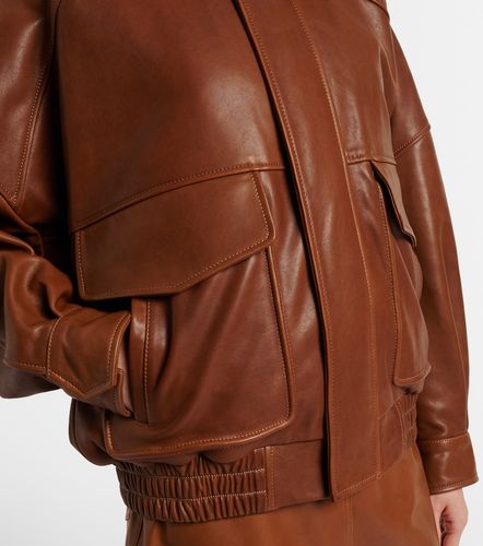 Bomberjacke Runa aus Leder - Nour Hammour - Modalova
