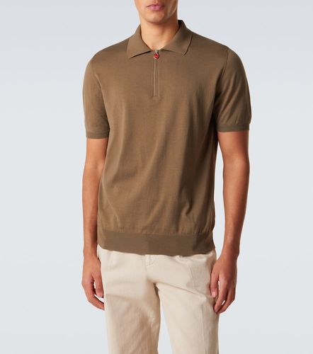 Kiton Cotton half-zip polo shirt - Kiton - Modalova