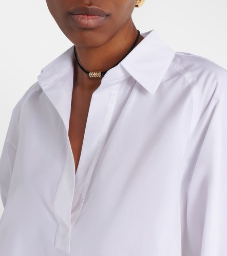 Camisa oversized Adorni de popelín de algodón - Max Mara - Modalova