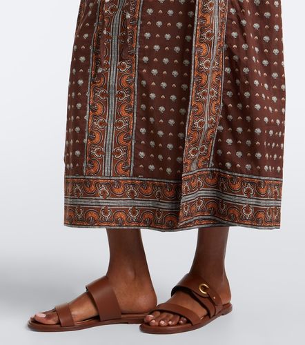 Dôen Vestido midi Amarante de algodón estampado - Doen - Modalova