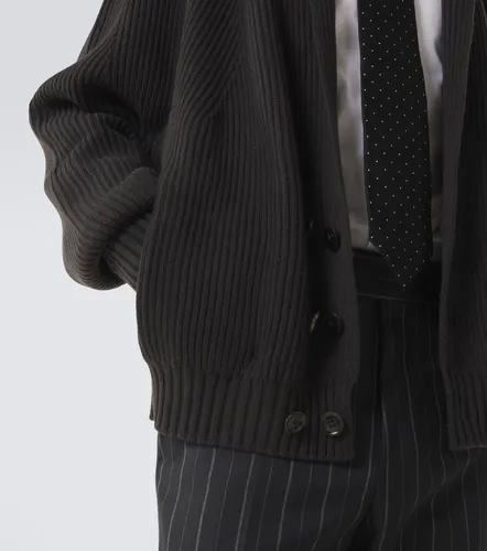 Ribbed-knit cashmere and wool cardigan - Tom Ford - Modalova