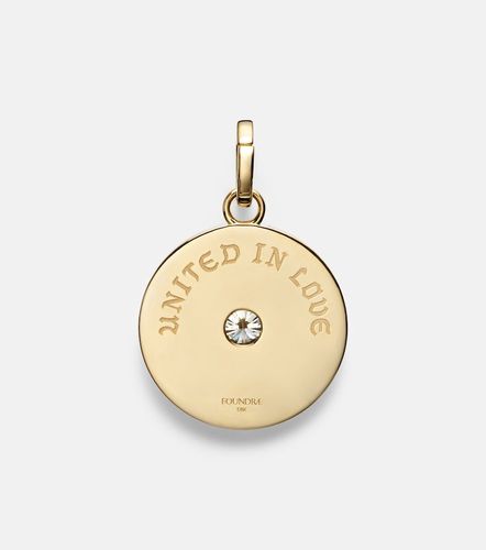 Pendente True Love Lovestruck Commitment Medium in 18kt con diamanti - FoundRae - Modalova