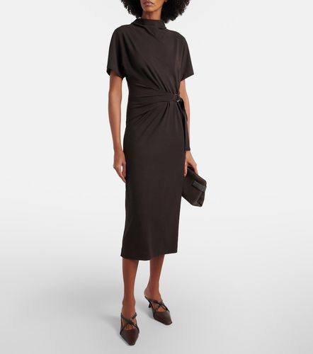 Abito midi in jersey - Brunello Cucinelli - Modalova