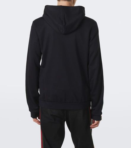 Kapuzenjacke Web Stripe aus Jersey - Gucci - Modalova