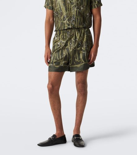 Gucci Shorts aus Seiden-Twill - Gucci - Modalova