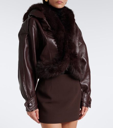 Retrofête Giacca Jia in pelle cropped - Retrofete - Modalova