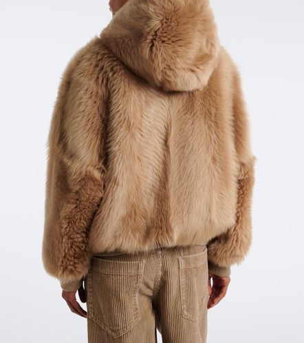 Giacca in shearling con cappuccio - Brunello Cucinelli - Modalova