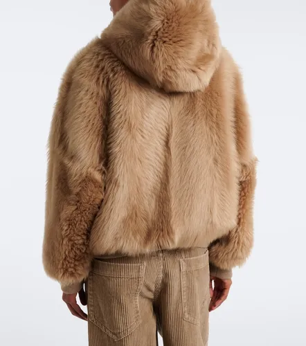 Monili shearling hooded shearling jacket - Brunello Cucinelli - Modalova