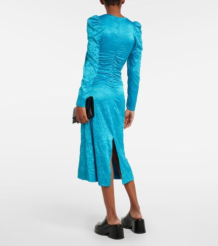 Ganni Abito midi in satin - Ganni - Modalova