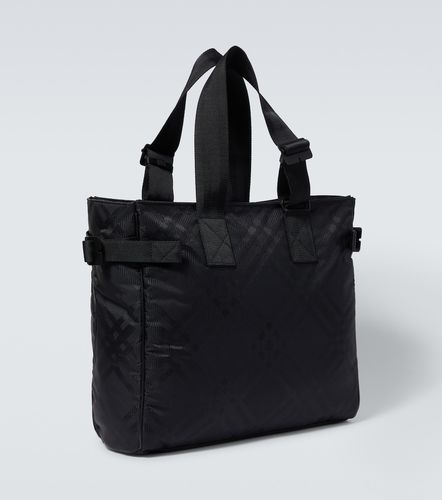 Check jacquard tote bag - Burberry - Modalova