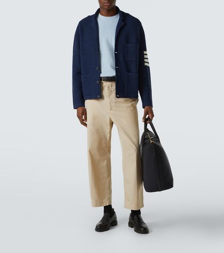 Polo 4-Bar de piqué de algodón - Thom Browne - Modalova