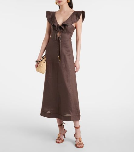 Midikleid Rhiannon aus Leinen - Zimmermann - Modalova