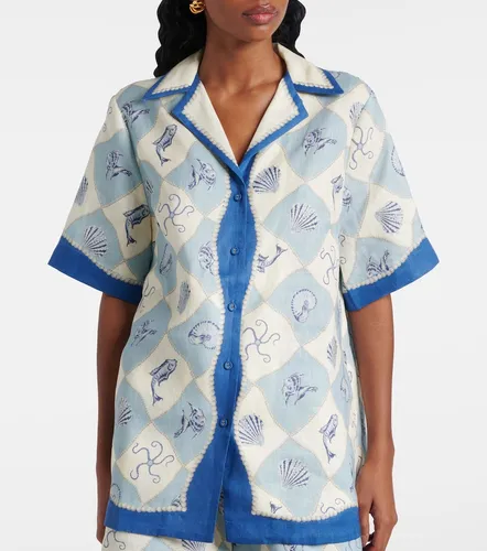 Alémais Camicia in lino con stampa - Alemais - Modalova