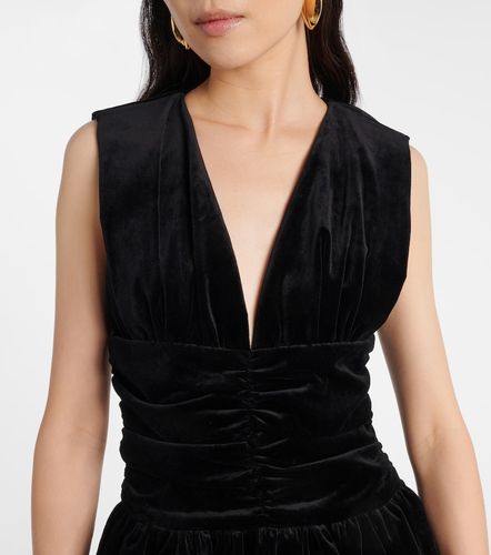 Vestido corto de terciopelo de algodón - Patou - Modalova