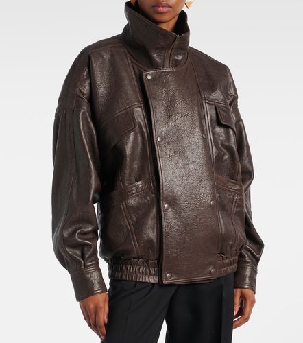 Saint Laurent Bomberjacke aus Leder - Saint Laurent - Modalova