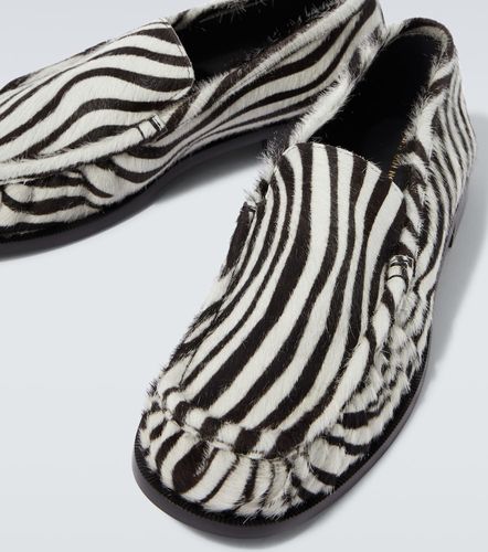 Mocasines de pelo de becerro estampados - Dries Van Noten - Modalova