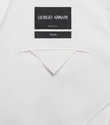 Blazer Upton aus Leinen-Canvas - Giorgio Armani - Modalova