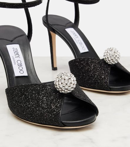 Sacora 85 glitter peep-toe sandals - Jimmy Choo - Modalova