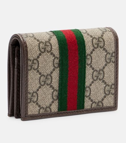 Ophidia Small GG leather-trimmed wallet - Gucci - Modalova