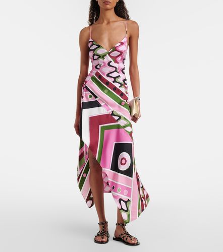 Pucci Vivara silk satin midi dress - Pucci - Modalova
