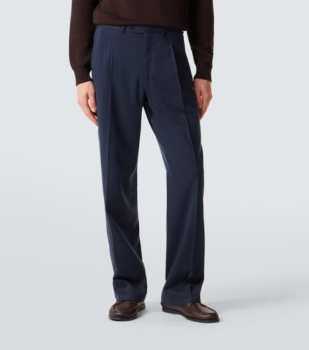 Pantaloni a gamba larga Amo in seta - Saman Amel - Modalova