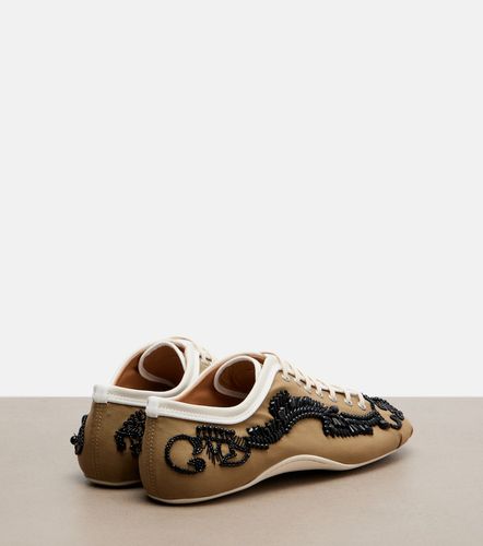 Embellished canvas sneakers - Dries Van Noten - Modalova