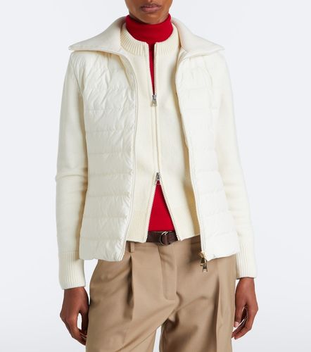 Moncler Daunenjacke mit Strick - Moncler - Modalova