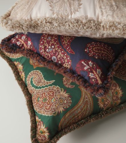 Etro Cojín de algodón con paisley - Etro - Modalova