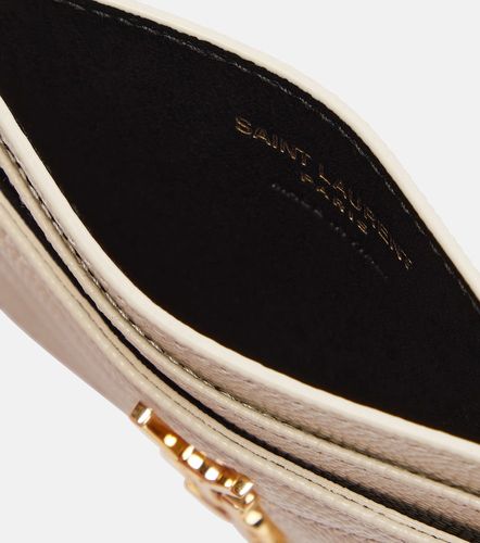Tarjetero Monogram de piel - Saint Laurent - Modalova