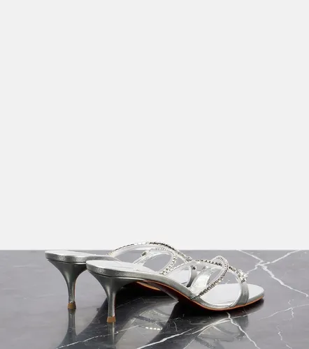 Queen 55 embellished leather sandals - Christian Louboutin - Modalova